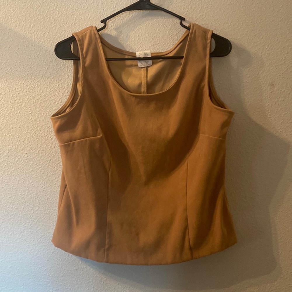 Vintage Miss Dorby suede tank top size 10P